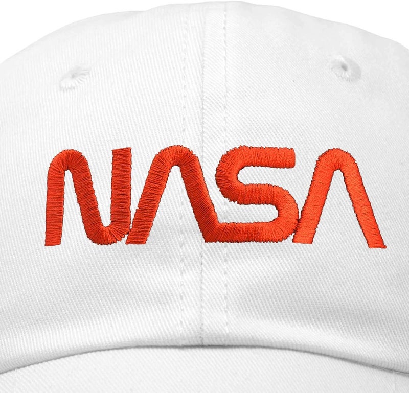 DALIX NASA Embroidered Mens Womens Cotton Dad Hat Baseball Cap Adjustable - Image 2